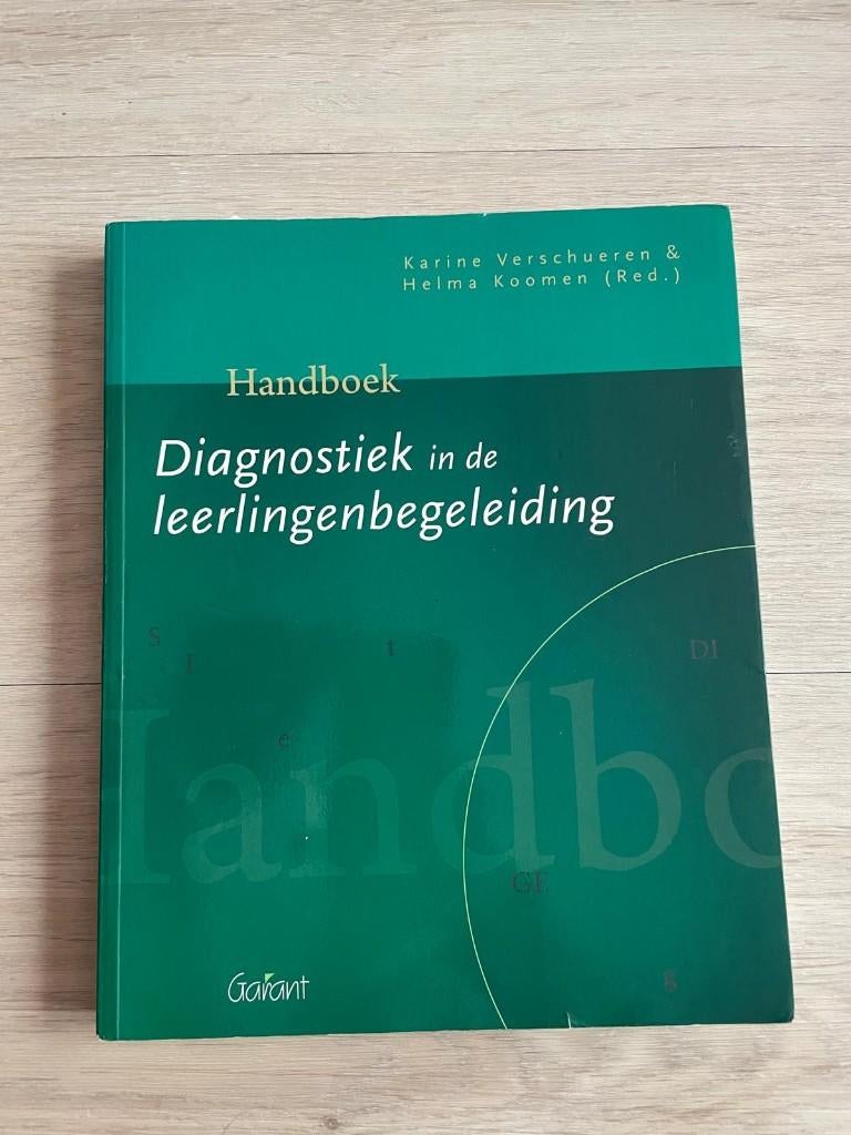 Handboek diagnostiek in de leerlingbegeleiding, Boeken, Studieboeken en Cursussen, Ophalen of Verzenden, Beta, HBO