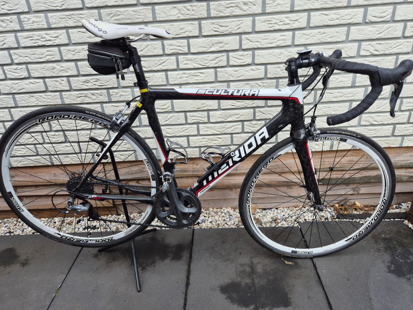 MOOIE CARBON Merida Scultura 2013 Racefiets full Ultegra, Fietsen en Brommers, Frame, Gebruikt, Racefiets, Carbon