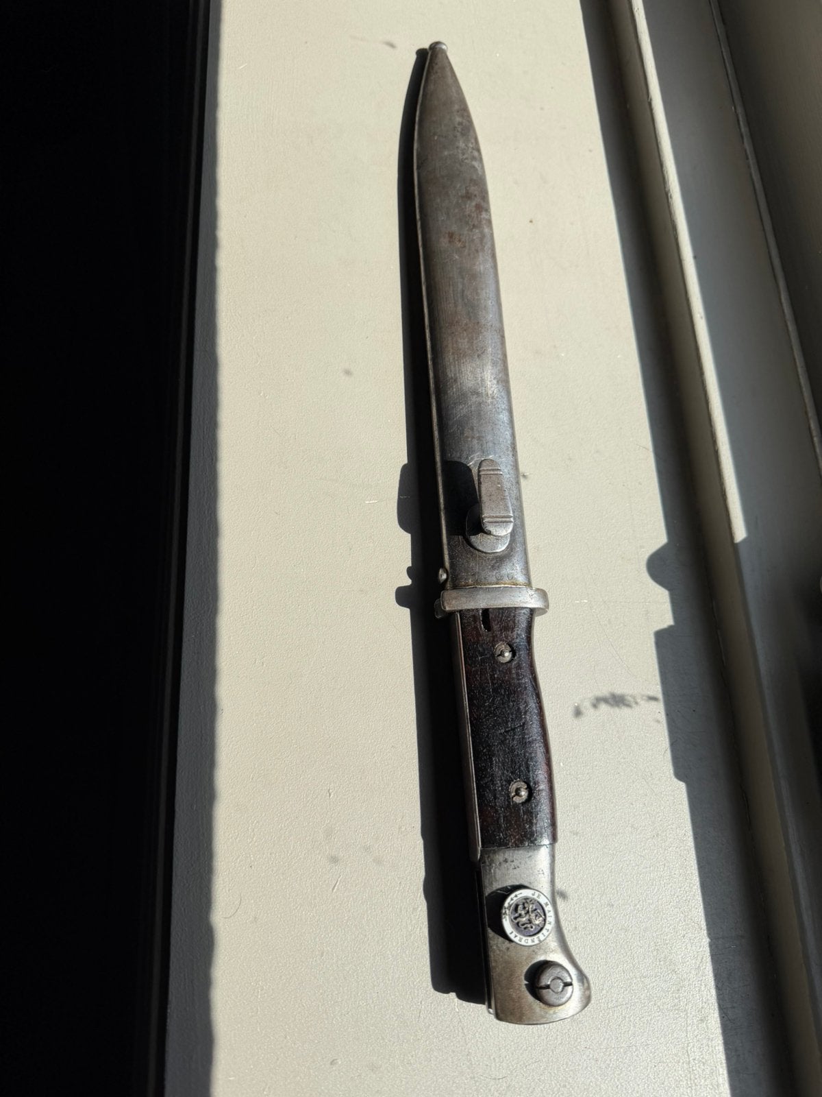 Originele k98 bajonet met etsd, Verzamelen, Ophalen, Duitsland, Mes of Dolk