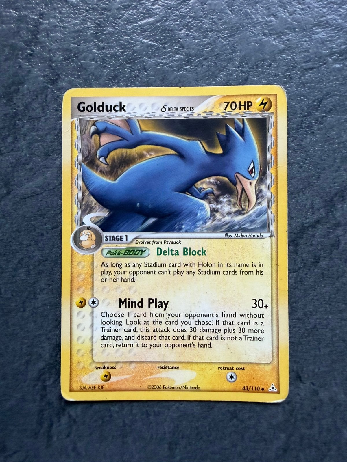 Golduck, Ophalen of Verzenden, Zo goed als nieuw