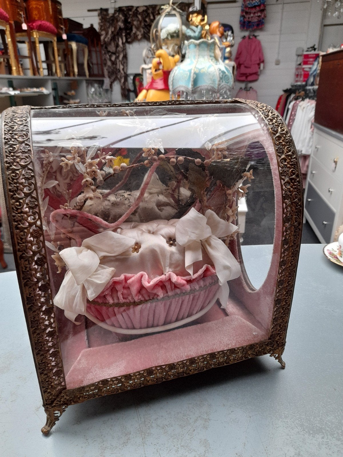Zeer mooie antieke bruids kistje, Antiek en Kunst, Curiosa en Brocante, Ophalen