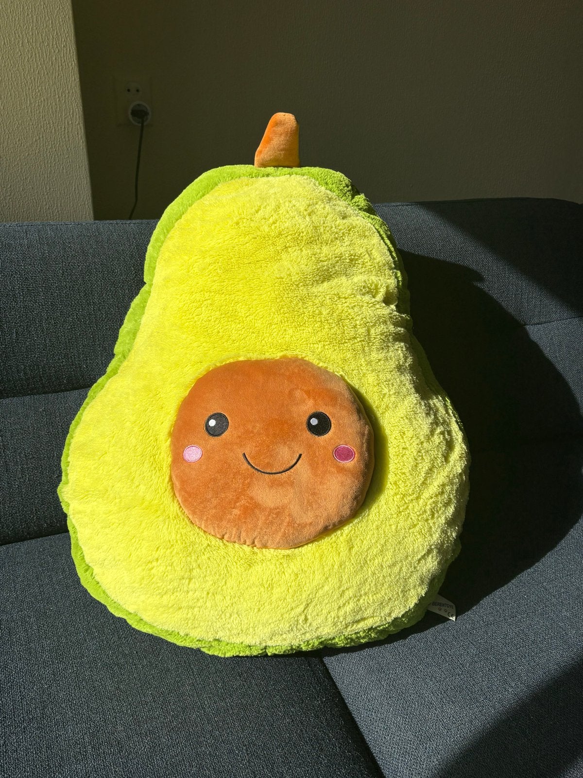 Grote avocado knuffel, Ophalen of Verzenden, Zo goed als nieuw, Overige typen