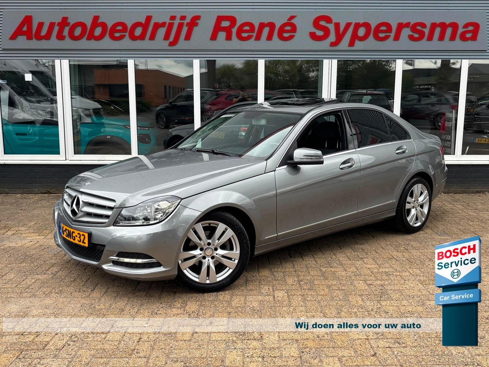 Mercedes-Benz C-Klasse 180 Prestige Avantgarde | Automaat |, Auto's, Mercedes-Benz, Achterwielaandrijving, Leder en Stof, 1595 cc