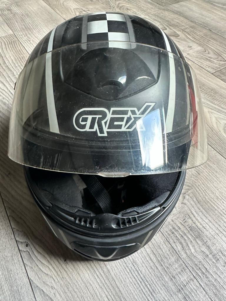 Gedragen Grex brommerhelm maat M, Ophalen, Gebruikt, Medium