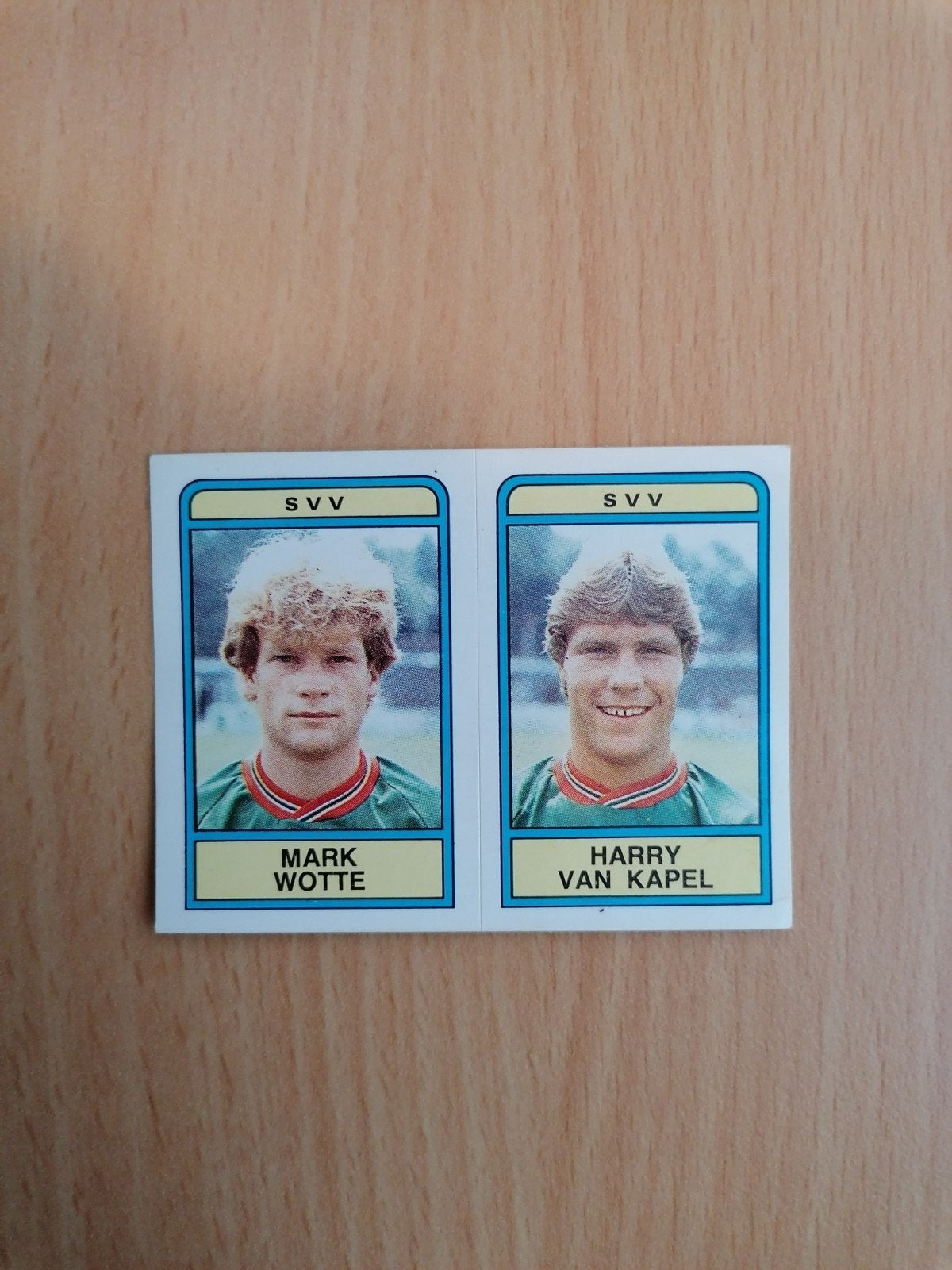 Panini Voetbal 84 #400 Wotte en van Kapel., Ophalen of Verzenden, Zo goed als nieuw, Plaatje