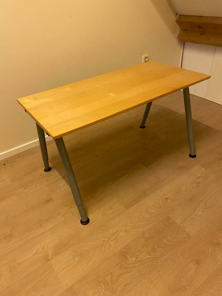 IKEA Galant Bureau - Verstelbaar en Stevig, Ophalen, Demontabel, Gebruikt, Hout