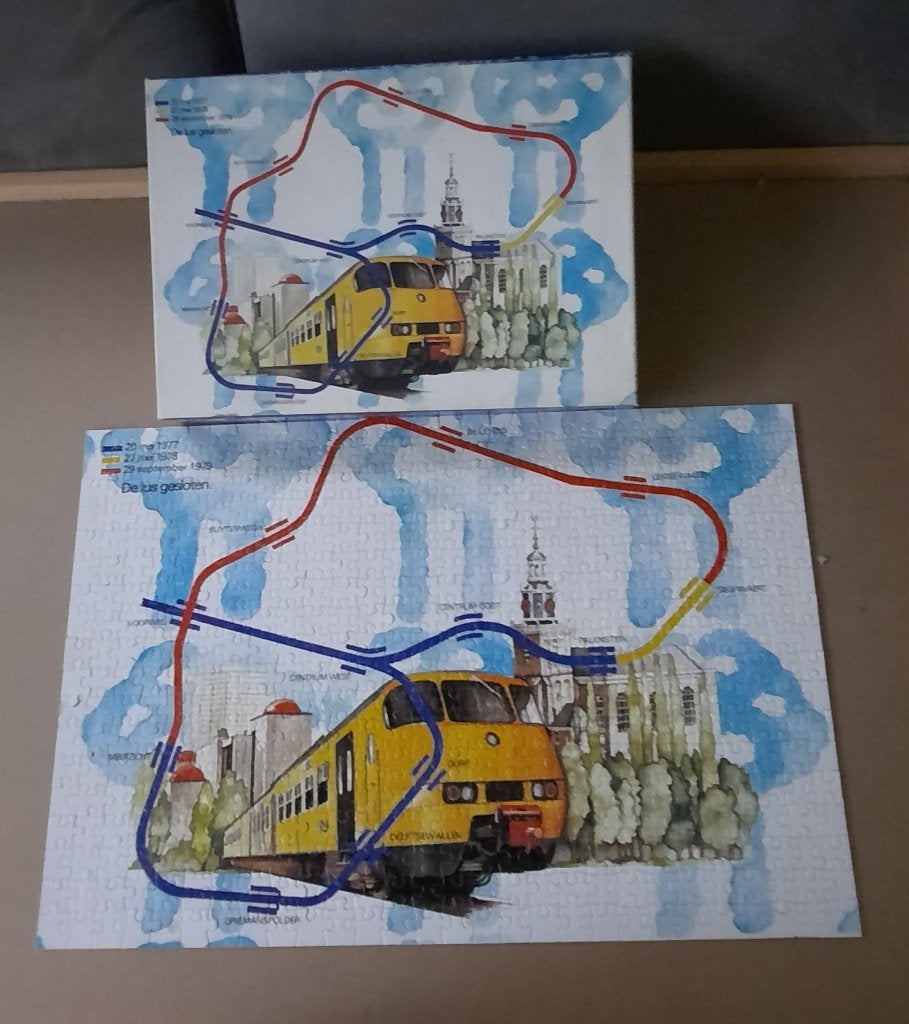 Puzzel Nederlandse Spoorwegen Zoetermeer, Ophalen of Verzenden, Gebruikt, Trein, Overige typen