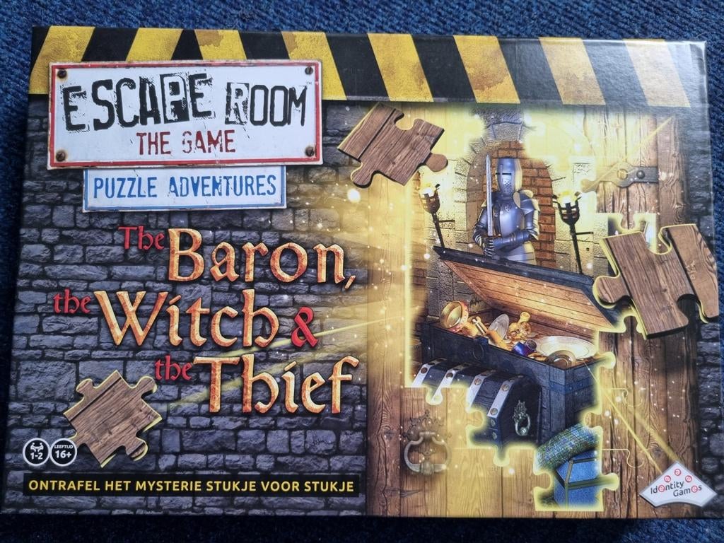 Escape Room The Game: The Witch & The Thief Puzzel, Ophalen, Minder dan 500 stukjes, Zo goed als nieuw, Legpuzzel
