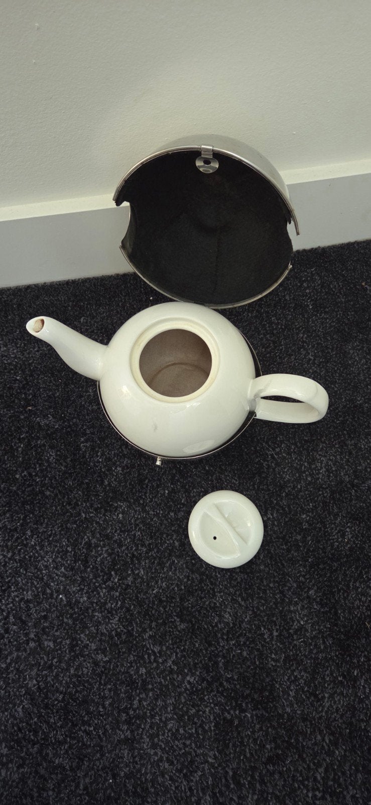 Theepot Bredemeijer Cosy 1,2 liter, Ophalen, Gebruikt, Rvs