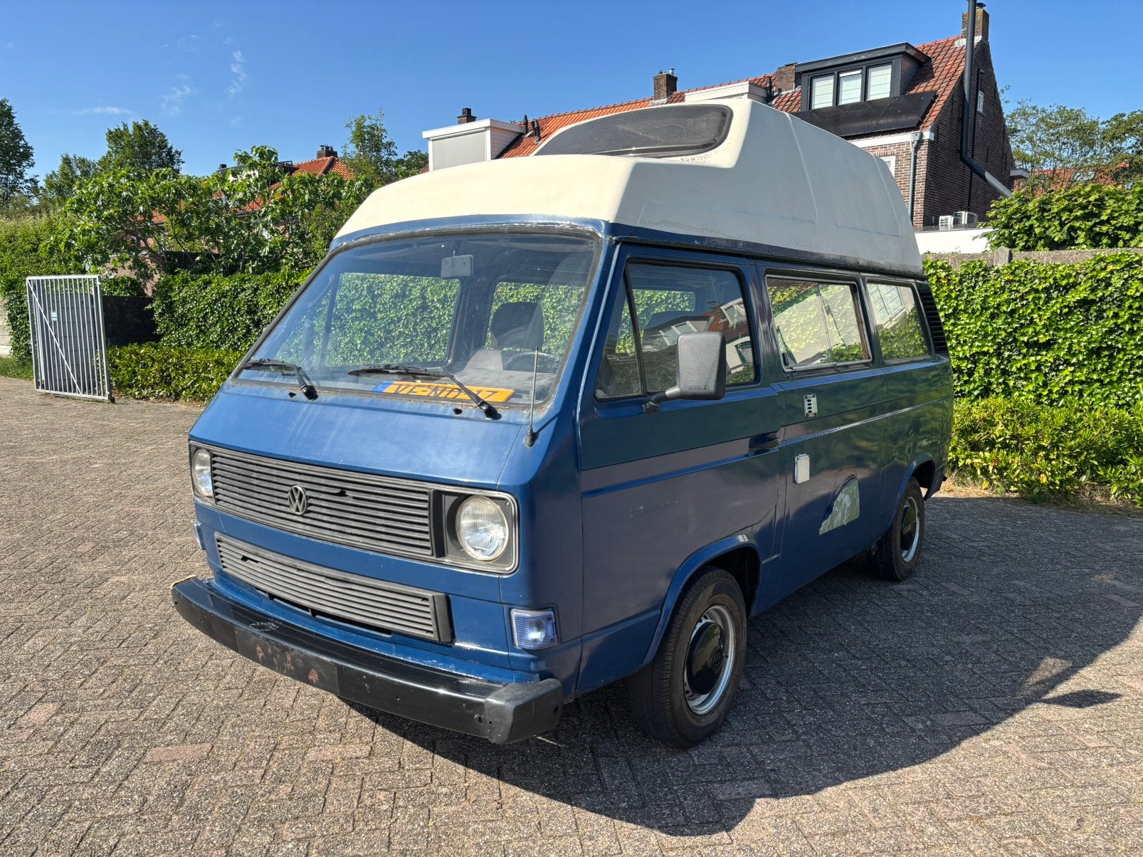Volkswagen VW T3 Camper Oldtimer 1981 NWE APK INCOMING!, Caravans en Kamperen, Volkswagen, Particulier, Overige merken, 5 tot 6 meter