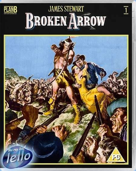 Blu-ray: Broken Arrow (1977 James Stewart, Jeff Chandler) UK, Cd's en Dvd's, Blu-ray, Ophalen of Verzenden, Nieuw in verpakking