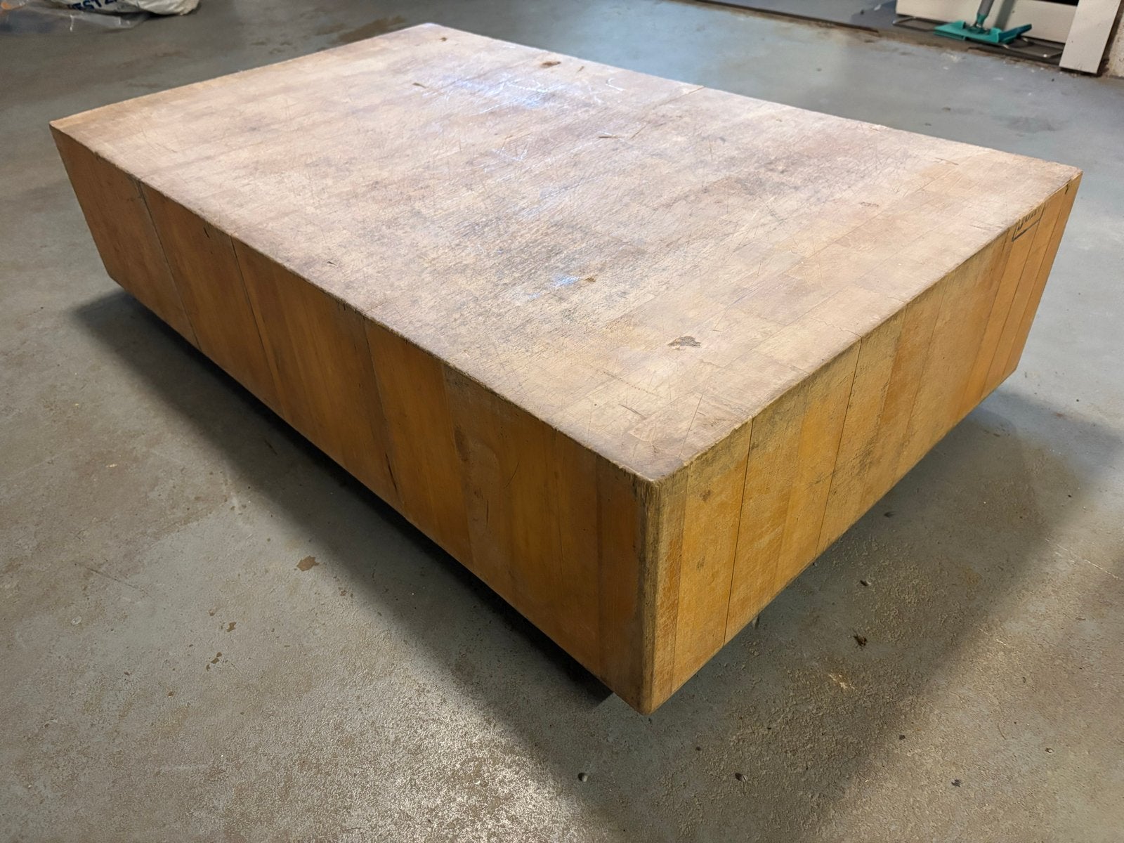 Origineel Slagers hakblok - 60 x 100 cm, Ophalen, Gebruikt