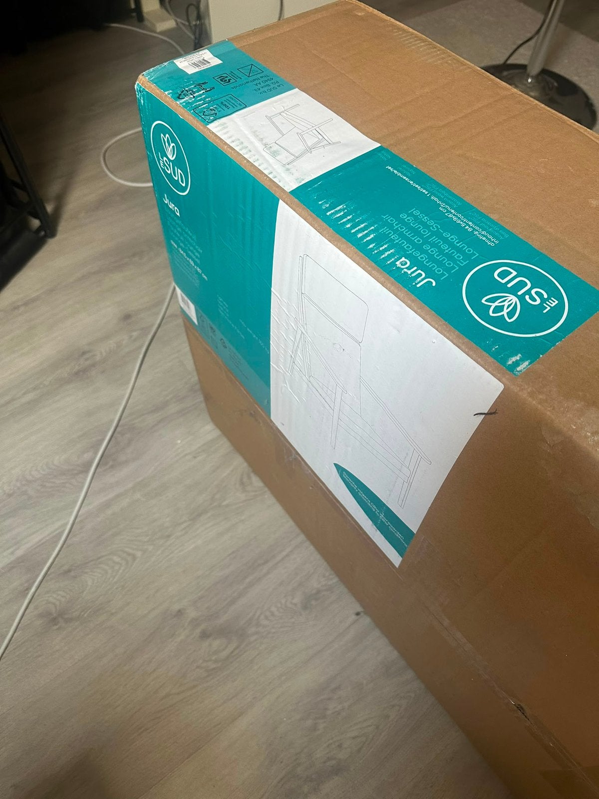 Jura voetenbank nieuw!, Ophalen, Doos, Minder dan 35 cm, Zo goed als nieuw