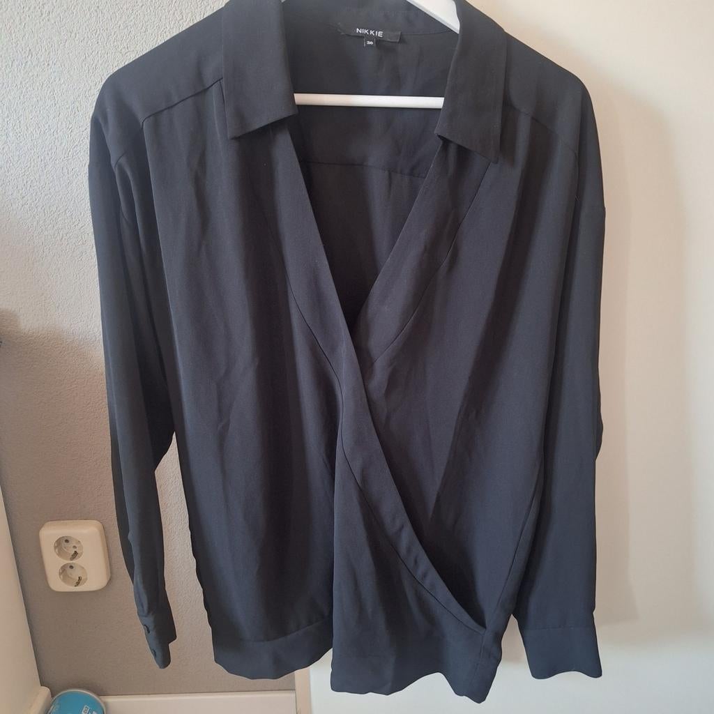 Nikkie nette blouse maat 36, Zwart, Ophalen of Verzenden, Zo goed als nieuw, Nikkie