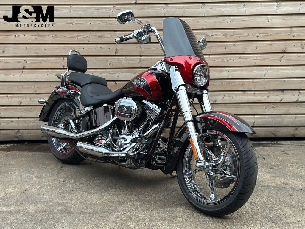 *VERKOCHT* HARLEY-DAVIDSON CONVERTIBLE CVO FLSTSE SOFTAIL JE, 2 cilinders, HARLEY-DAVIDSON, Chopper, Bedrijf