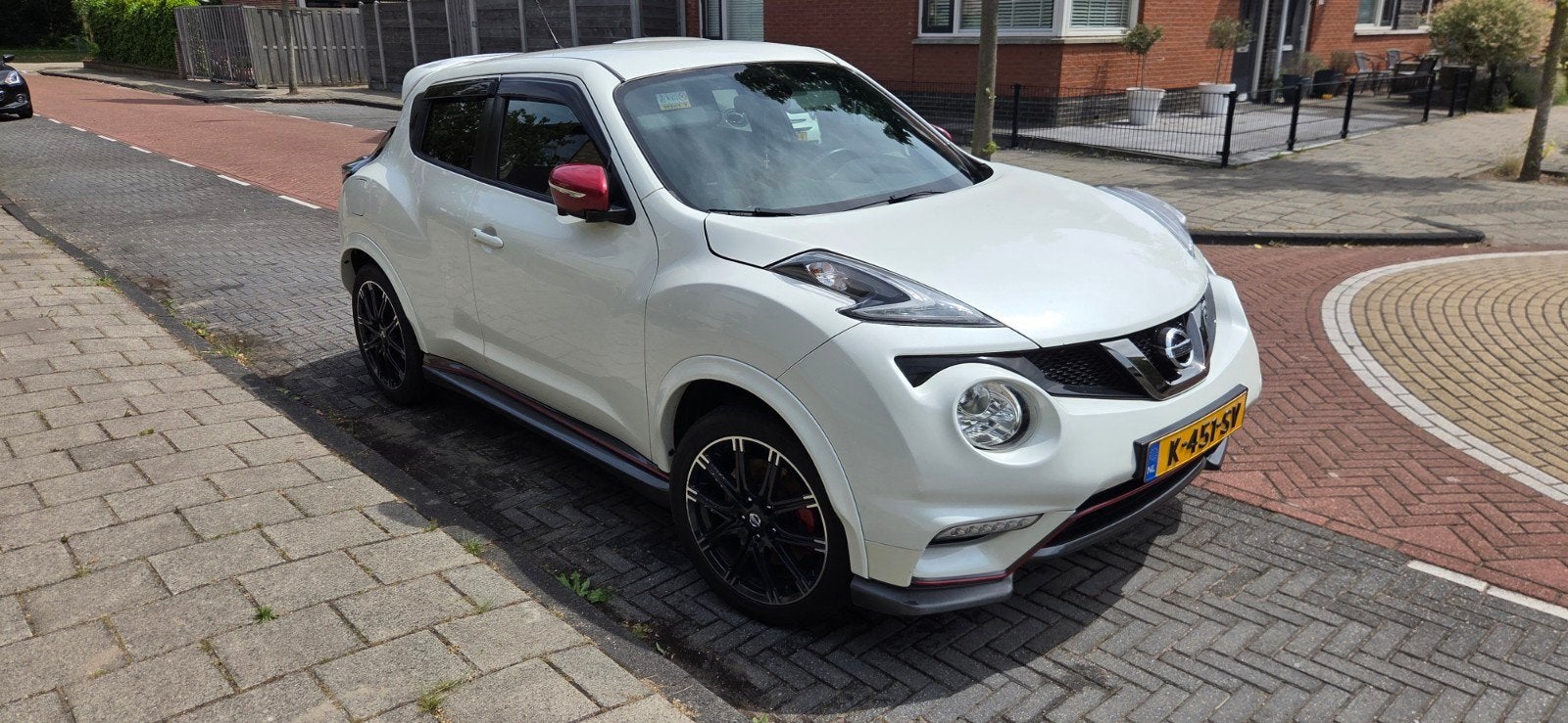 Nissan Juke Dig-t 214pk Xtronic ALL Mode 2018 Wit, Auto's, Nissan, Automaat, 1618 cc, 213 pk, 4 cilinders