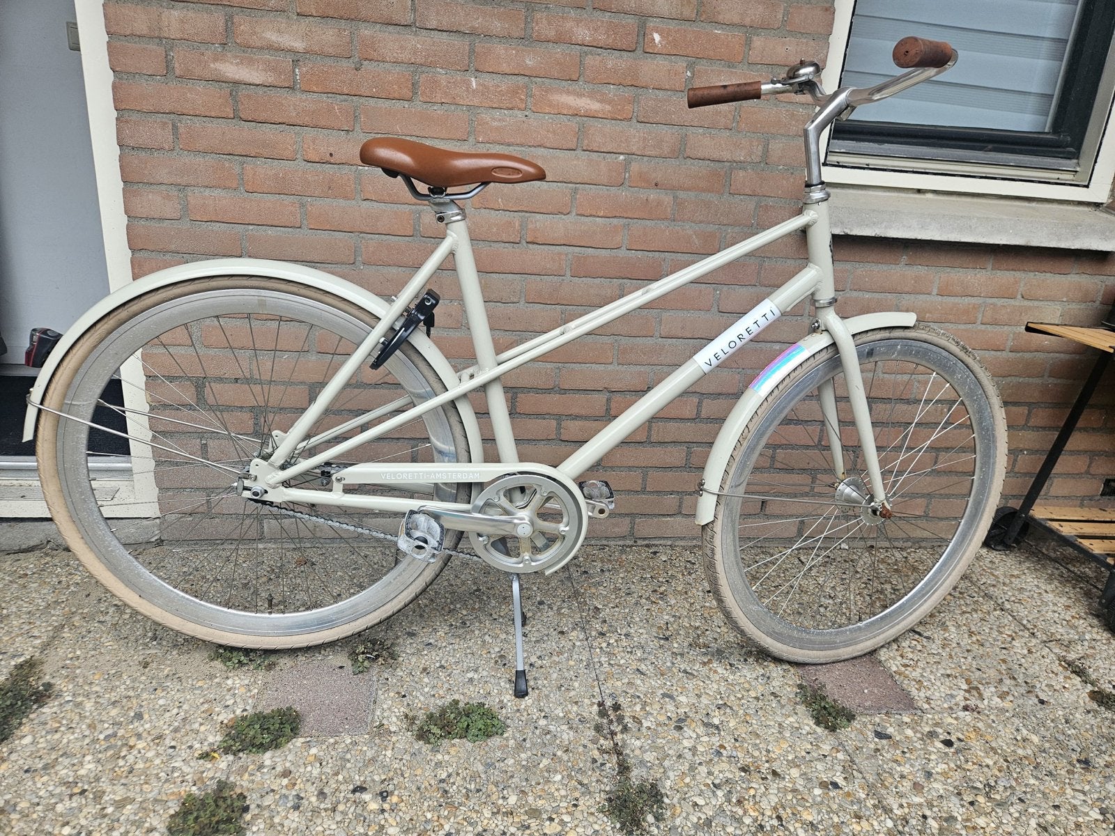 Veloretti fiets - Zo goed als nieuw, Fietsen en Brommers, Fietsen | Dames | Damesfietsen, Terugtraprem, 53 tot 56 cm, Zo goed als nieuw