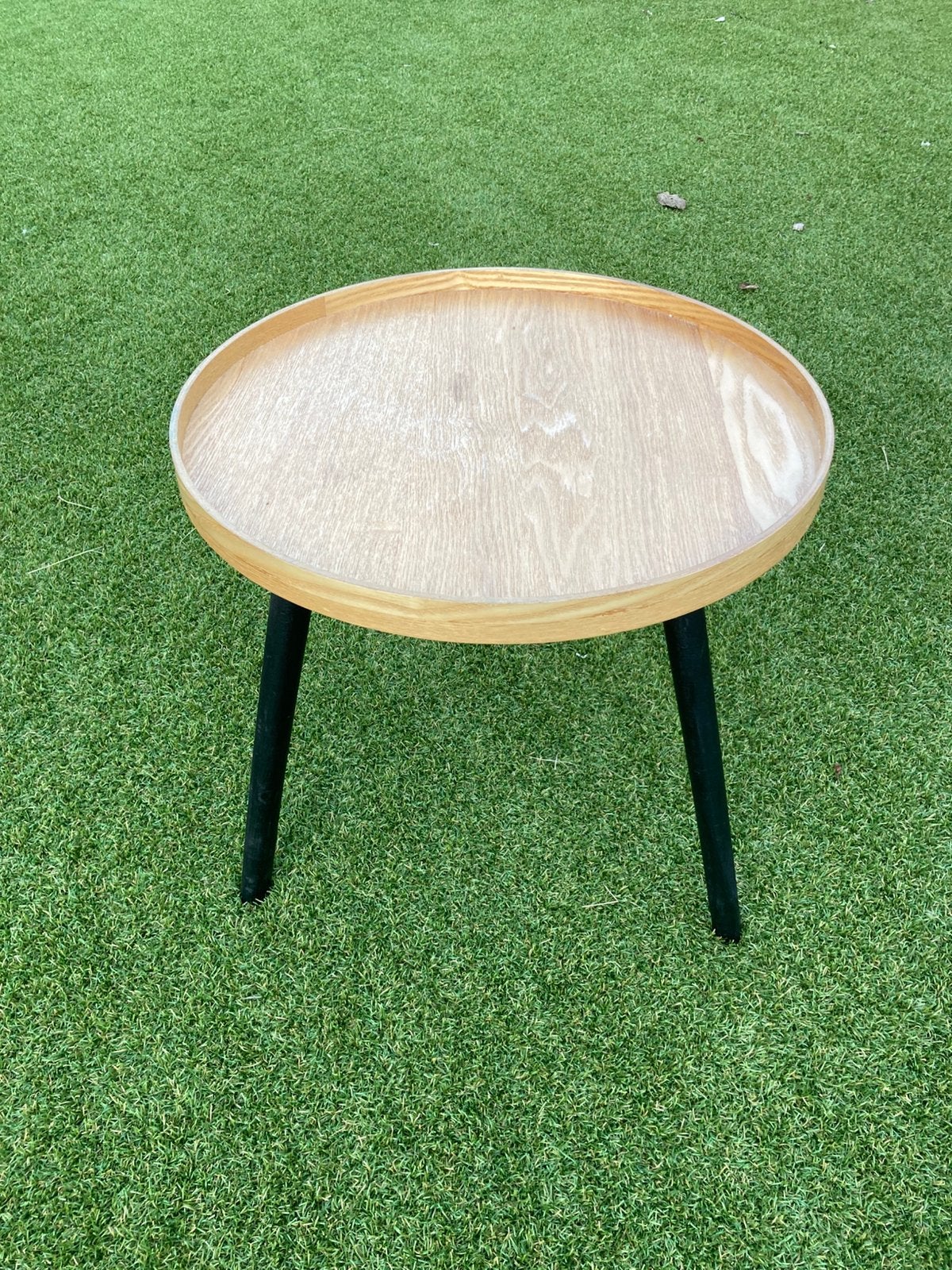 Woood Mesa bijzettafel M hout naturel 45x45 cm, Ophalen, Minder dan 45 cm, Minder dan 55 cm, Gebruikt