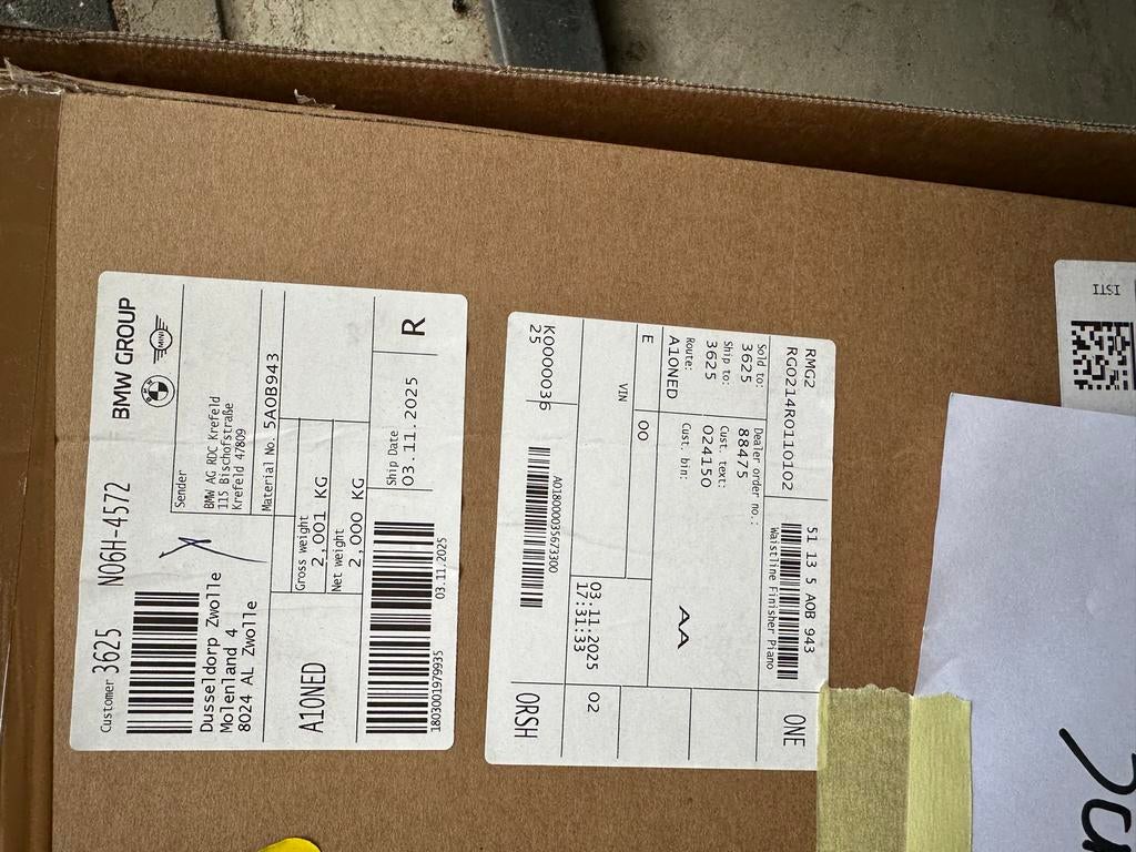 Waistline / Trimline Mini Cooper F55 - Nieuw, Auto-onderdelen, Ophalen of Verzenden, Nieuw, Mini
