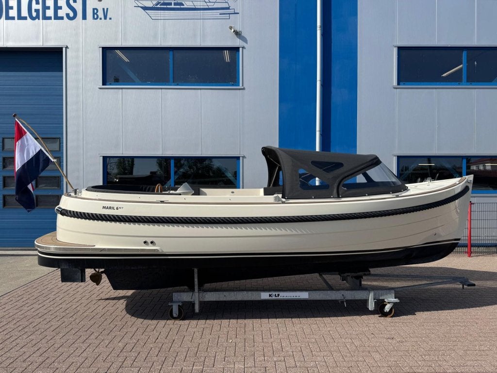 Maril 6Nxt met Vetus 42 pk, Watersport en Boten, Sloepen, Nieuw, Overige typen, Maril, Anker, Boegschroef, Buiskap, Elektrische start