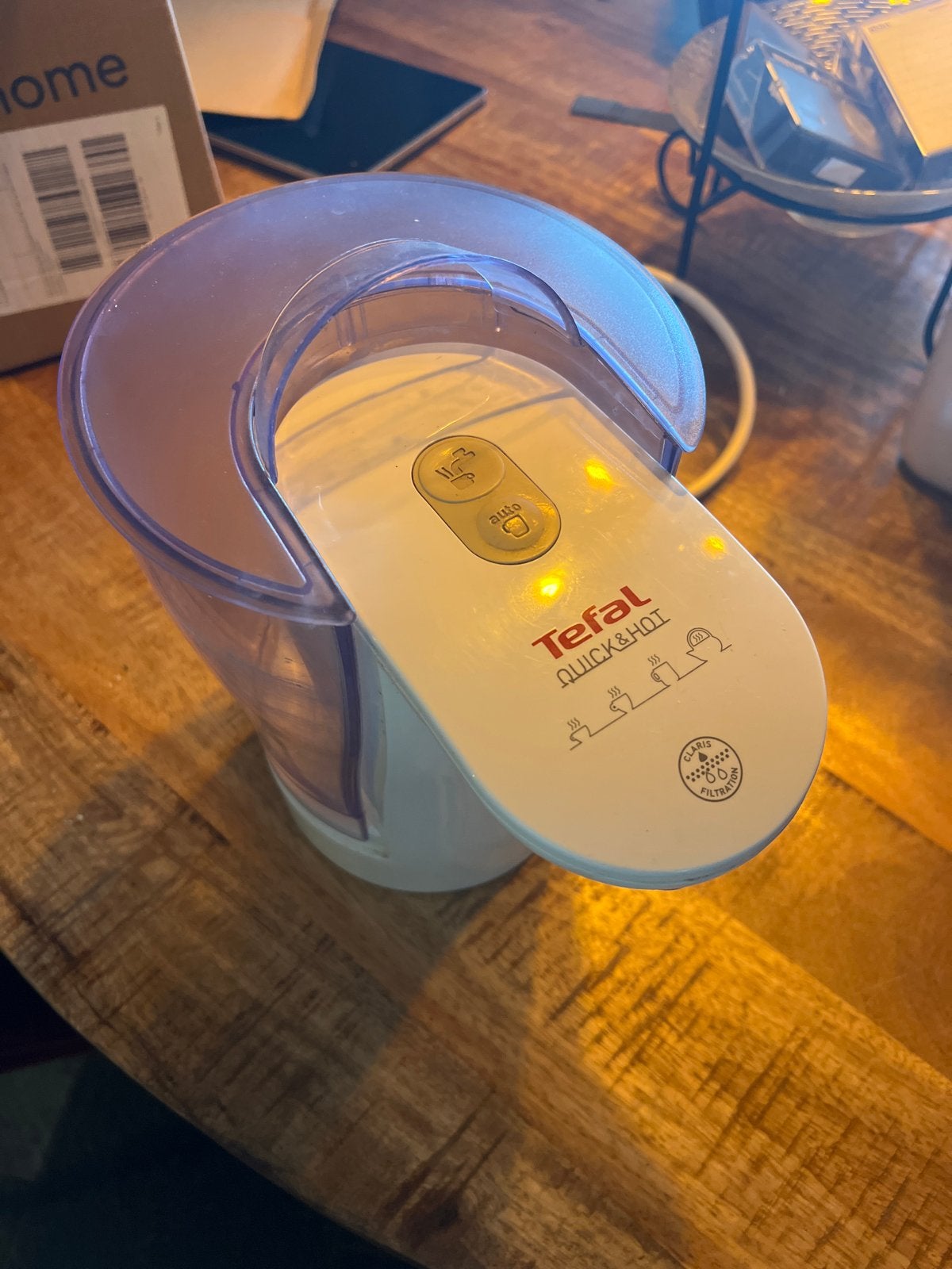 Tefal Quick & Hot waterkoker/waterdispenser, 1 tot 2 liter, Ophalen of Verzenden, Gebruikt