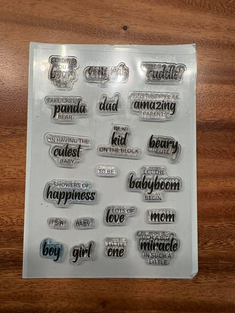 C Craftlab stempel baby Engels, Ophalen of Verzenden, Zo goed als nieuw