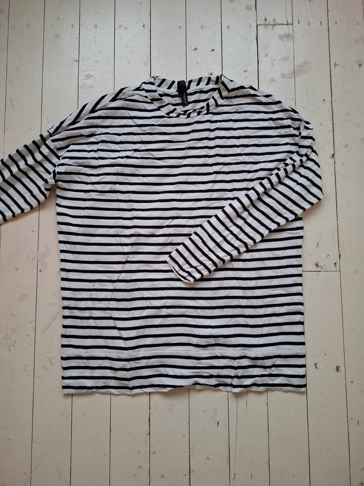 10 Days dunne zwart/wit gestreepte trui - Maat 4 (XL/XXL), Maat 46/48 (XL) of groter, Zo goed als nieuw, 10 Days, Meerkleurig