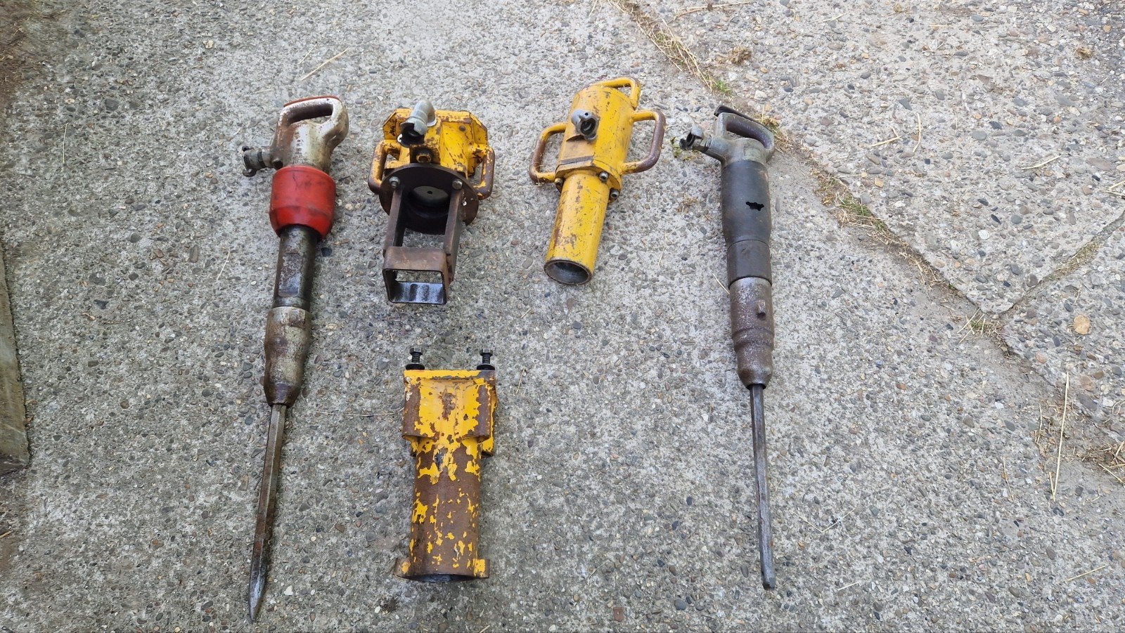 Atlas Copco XAS47KD Compressor met palenrammer en sloophamer, Zakelijke goederen, Ophalen