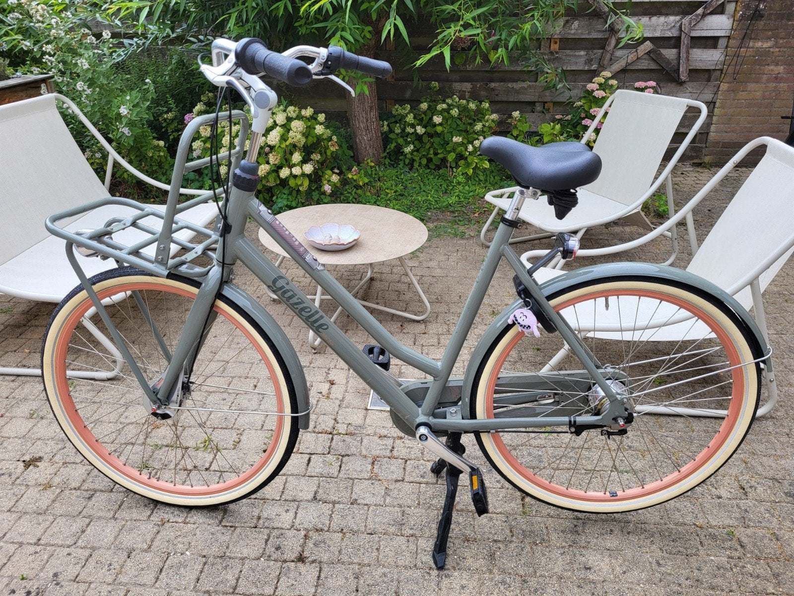 Gazelle Miss Grace - Clay Green Glans - Framemaat 59, Fietsen en Brommers, Ophalen, Versnellingen, 56 cm of meer, Zo goed als nieuw
