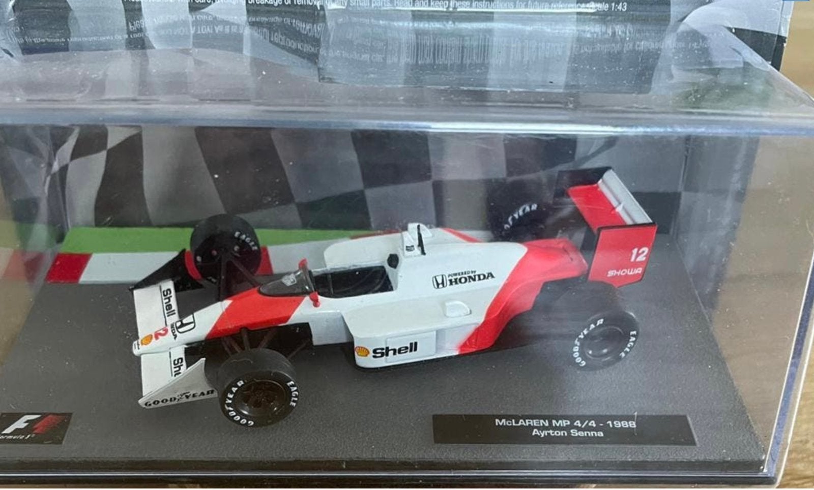 F1 McLaren MP4/4, Hobby en Vrije tijd, Modelauto's | 1:43, Verzenden, Nieuw