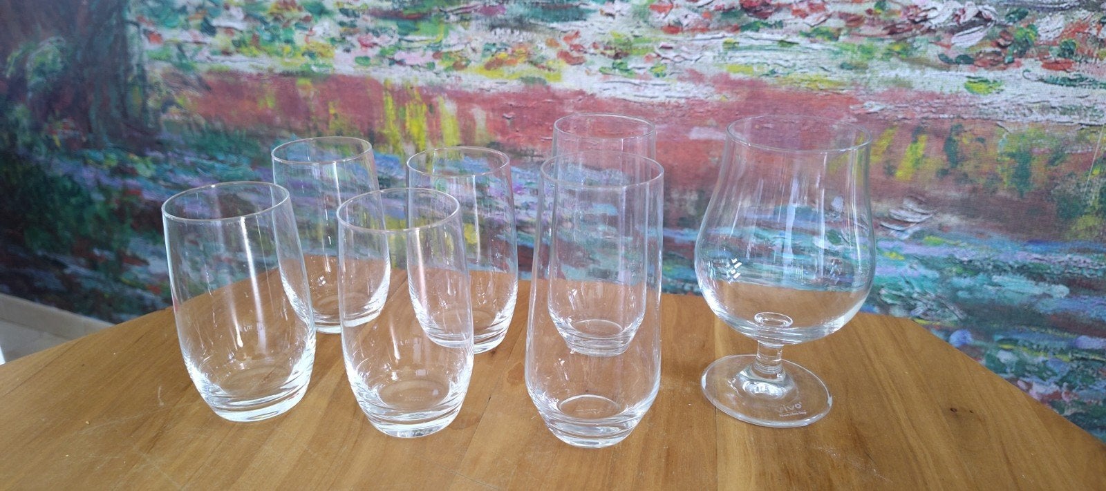 Vivo Villeroy & Boch Group glazen set 7 stuks speciaal bier, Glas of Glazen, Vivo, Ophalen of Verzenden, Modern