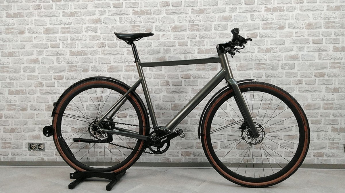 Desiknio X20 Pinion Smart Shift Heren Olive Green 57cm, Fietsen en Brommers, Elektrische fietsen, Gebruikt, -, -, -