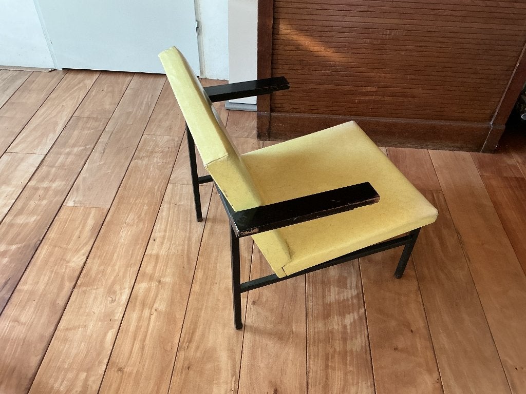 Martin Visser. Spectrum. Mid century design fauteuil., Huis en Inrichting, Ophalen, Gebruikt, 75 tot 100 cm, 50 tot 75 cm
