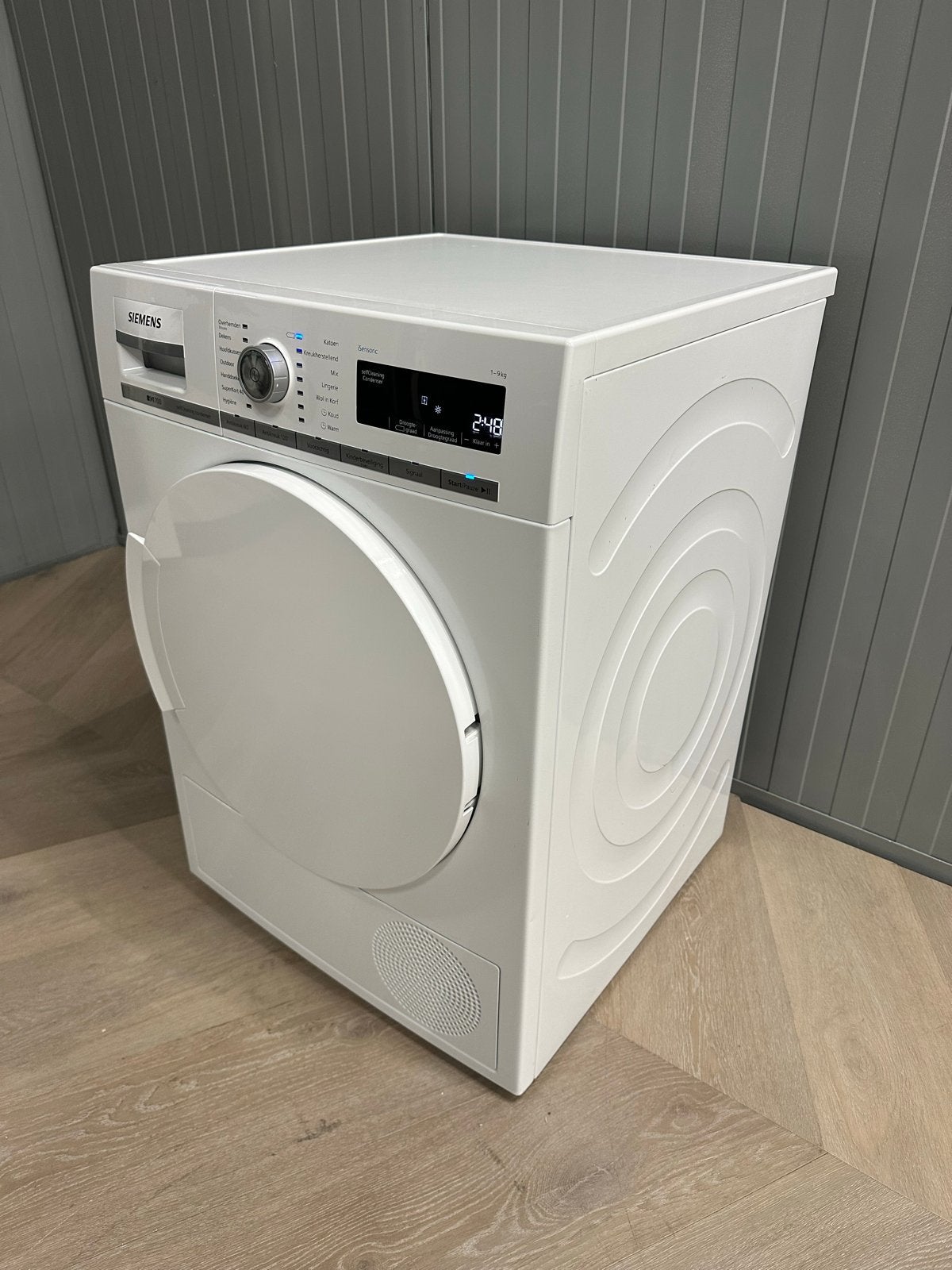 Siemens iQ700 9kg A+++ Warmtepomp Incl Garantie&Bezorging, Ophalen, Q, Zo goed als nieuw, Voorlader
