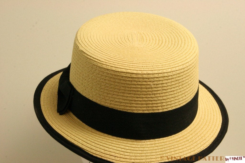 strohoed Boater hoed Hawkins creme 57 nieuw gratis verzenden, Kleding | Dames, 56 of 57 cm (M, 7 of 7⅛ inch), Hoed, Hawkins, Nieuw