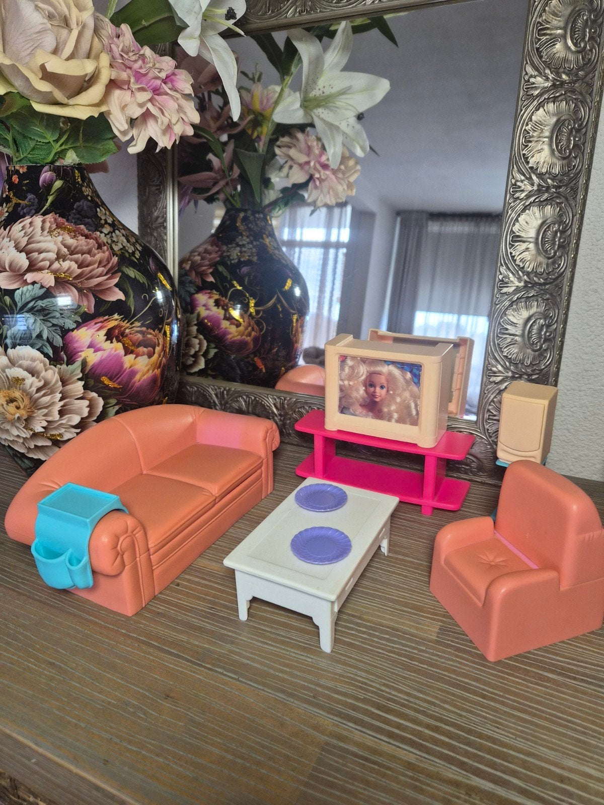 Vintage Barbie So Much to do livingroom jaren 90, Kinderen en Baby's, Ophalen of Verzenden, Gebruikt, Barbie