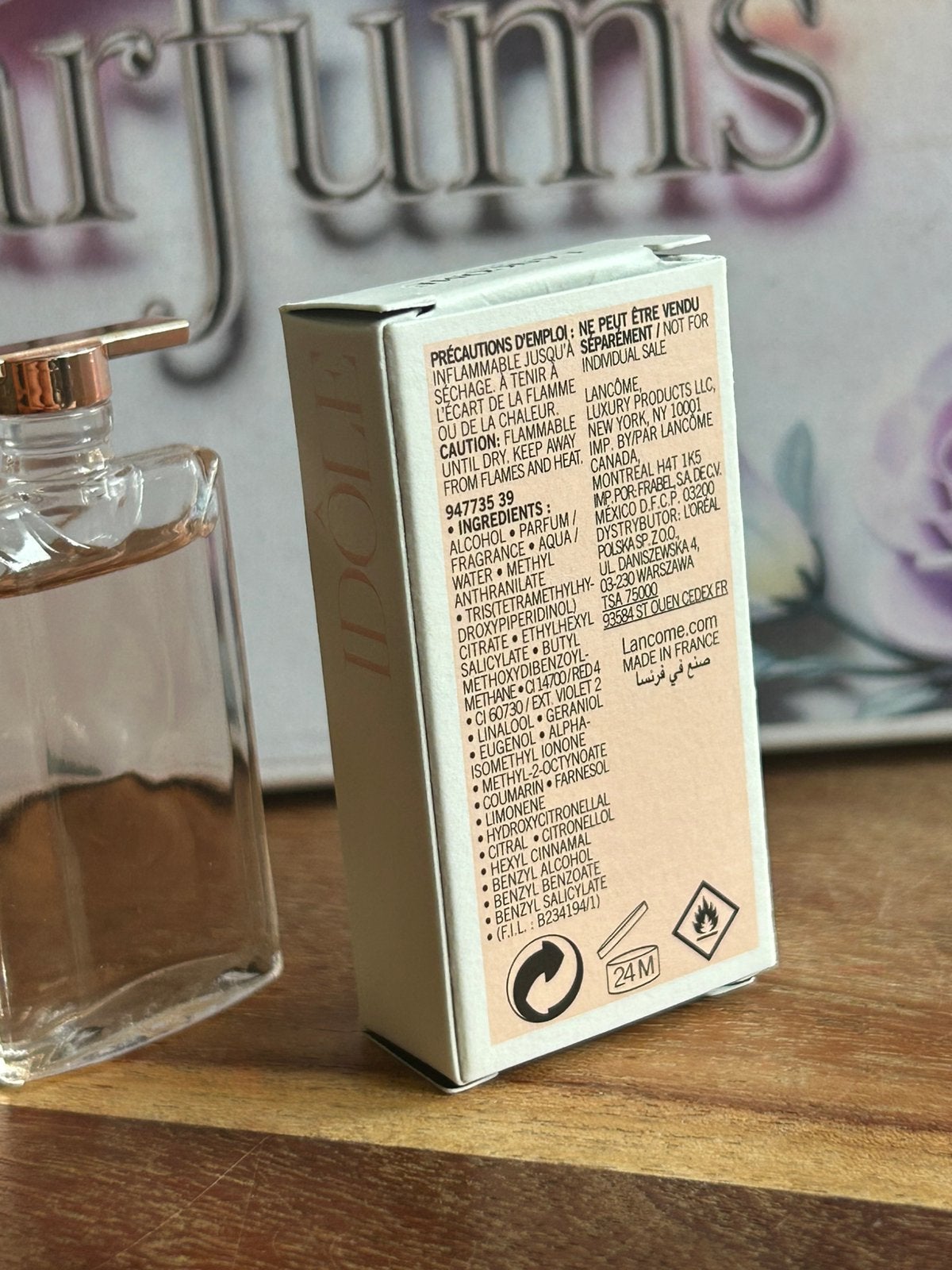 Lancôme - idôle le parfum miniatuur 5ml, Ophalen of Verzenden, Nieuw