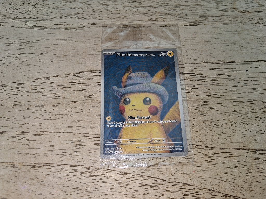 Pokemon x Van Gogh: Pikachu with Grey Felt Hat SEALED, Ophalen of Verzenden, Gebruikt