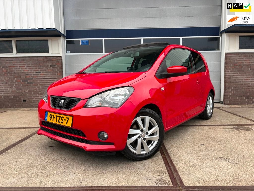 Seat Mii 1.0 Style Sport | Pano | Airco | Cruise | NAP, Auto's, Voorwielaandrijving, Euro 5, Gebruikt, 840 kg