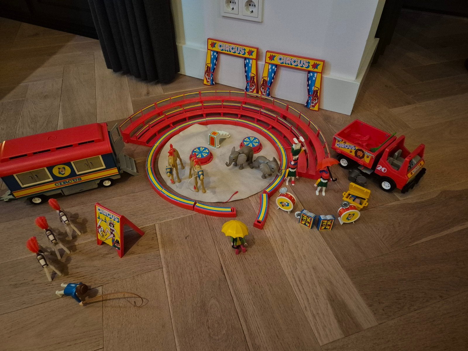 Grote vintage Playmobil Circus Set uit jaren 90, Ophalen of Verzenden, Gebruikt, Jongen of Meisje