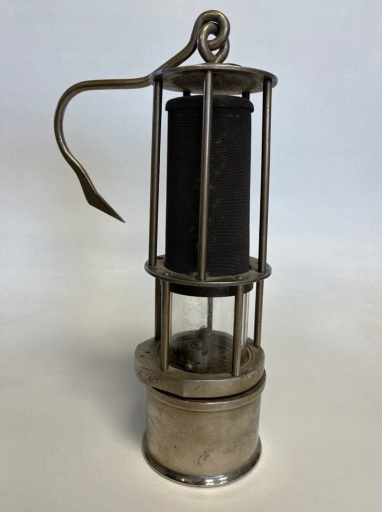Mijnlamp mijnwerkerslamp mijnwerkers mijnwerker Staatsmijn, Antiek en Kunst, Antiek | Lampen, Ophalen of Verzenden