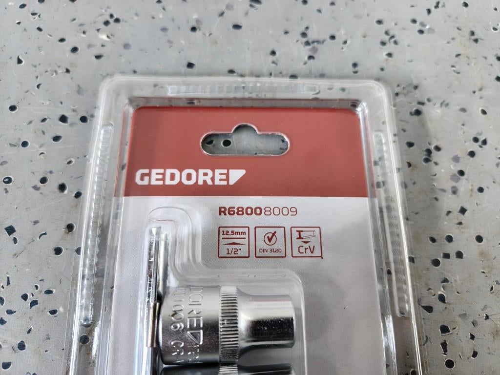 Gedore red R68008009 doppenset, aandraaikant 1/2", Nieuw, /, /, Ophalen of Verzenden