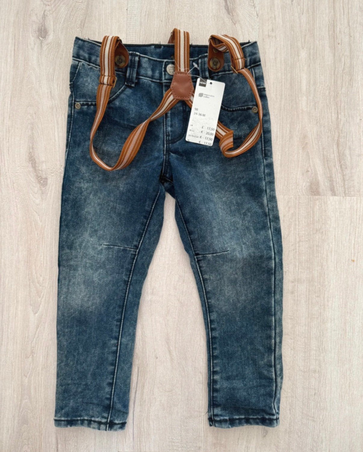 Denim donkderblauwe HEMA Spijkerbroek jeans nieuw 98, Ophalen of Verzenden, Nieuw, Jongen, Broek