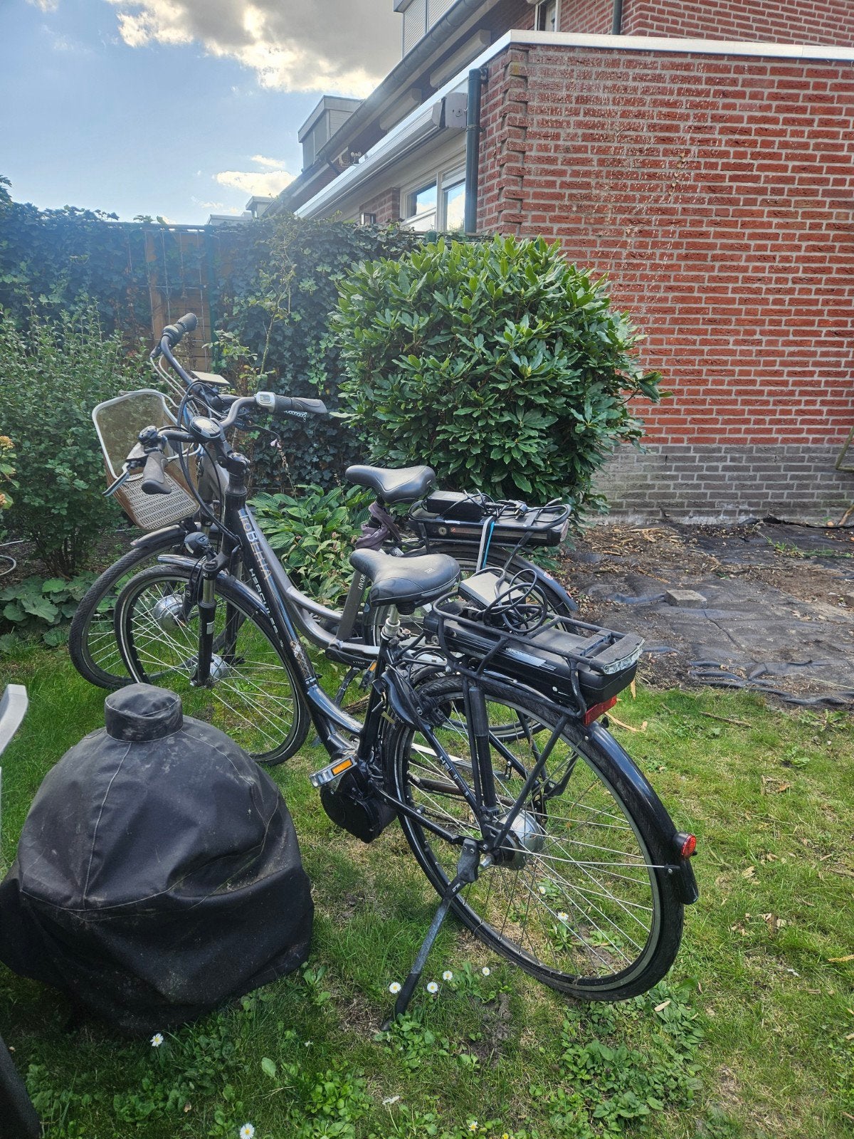 2 opknap elektrische fietsen, Gebruikt, Versnellingen, Trommelrem, Ophalen