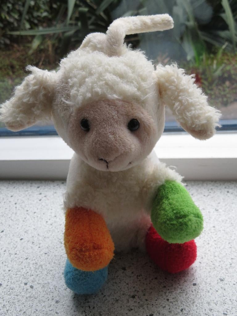 Muziekknuffel schaap van Albert Heijn merk Happy Horse, Ophalen of Verzenden, Zo goed als nieuw, Overige typen