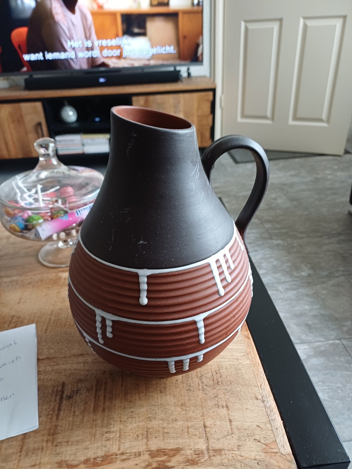 retro ikra palermo keramiek decor jaren 1950, Ophalen of Verzenden