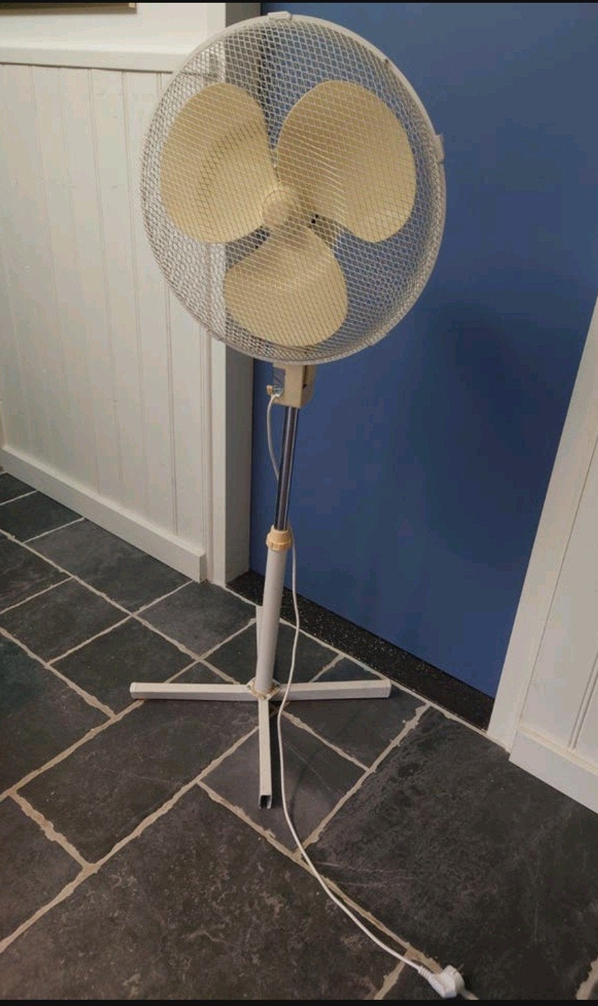 Grote staande ventilator 125H met 3 snelheden, Ophalen, Gebruikt, Statiefventilator