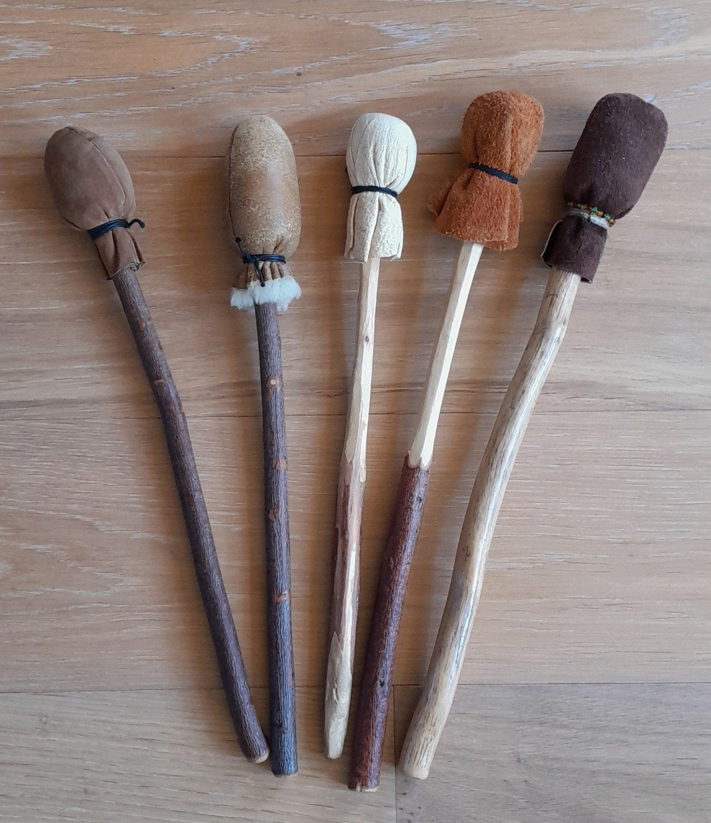 handgemaakte drumstokken / mallets, Ophalen of Verzenden, Gebruikt, Overige merken