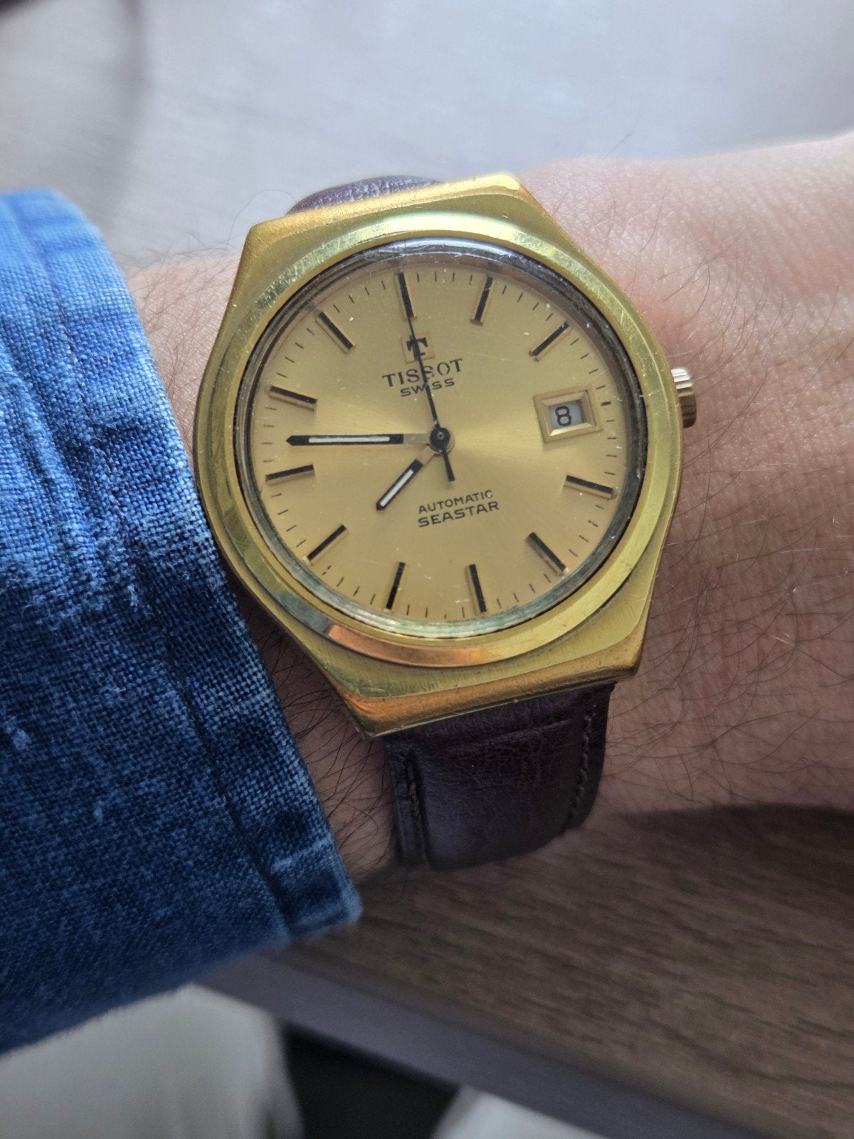 Tissot Automatic Seastar jaren 70, Ophalen of Verzenden