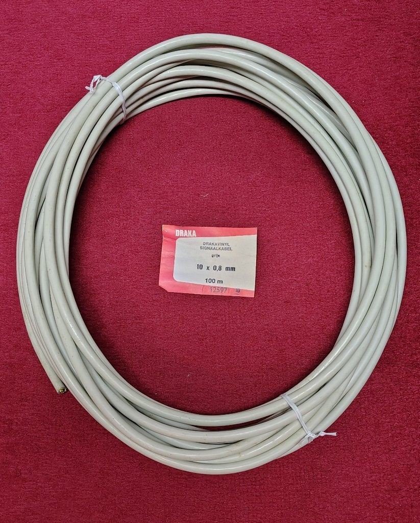 Draka signaalkabel 10x0,8mm2, Doe-het-zelf en Verbouw, Elektra en Kabels, Ophalen of Verzenden, Nieuw, Draka, Kabel of Snoer